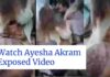 Ayesha Akram Exposed video minare pakistan